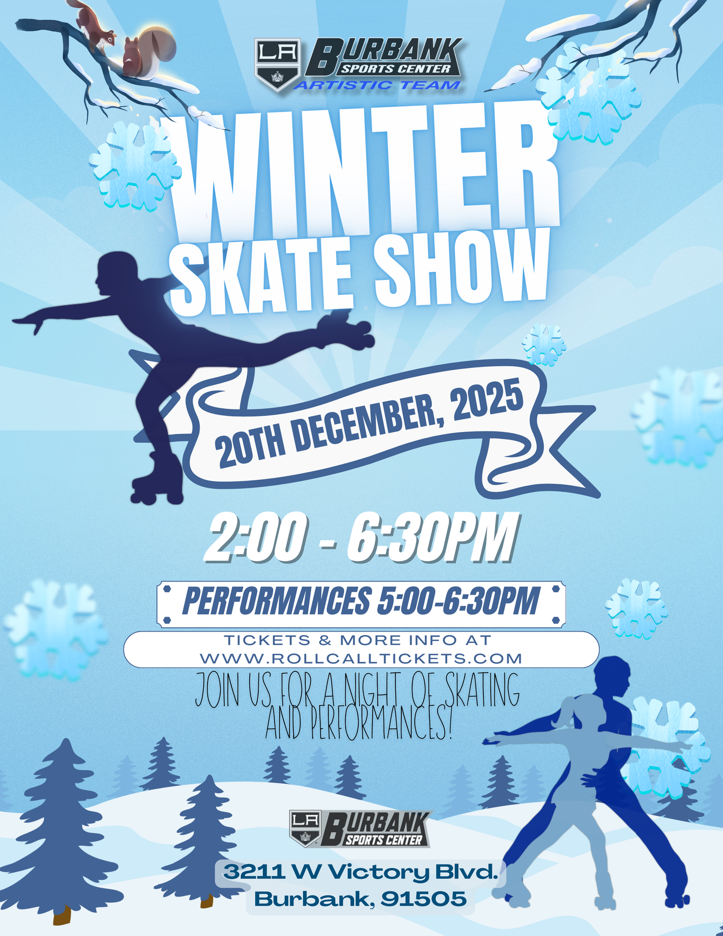 Winter Skate Show @ LA Kings Burbank Sports Center